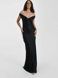 BRIDGET | GOWN MAXI DRESS Black