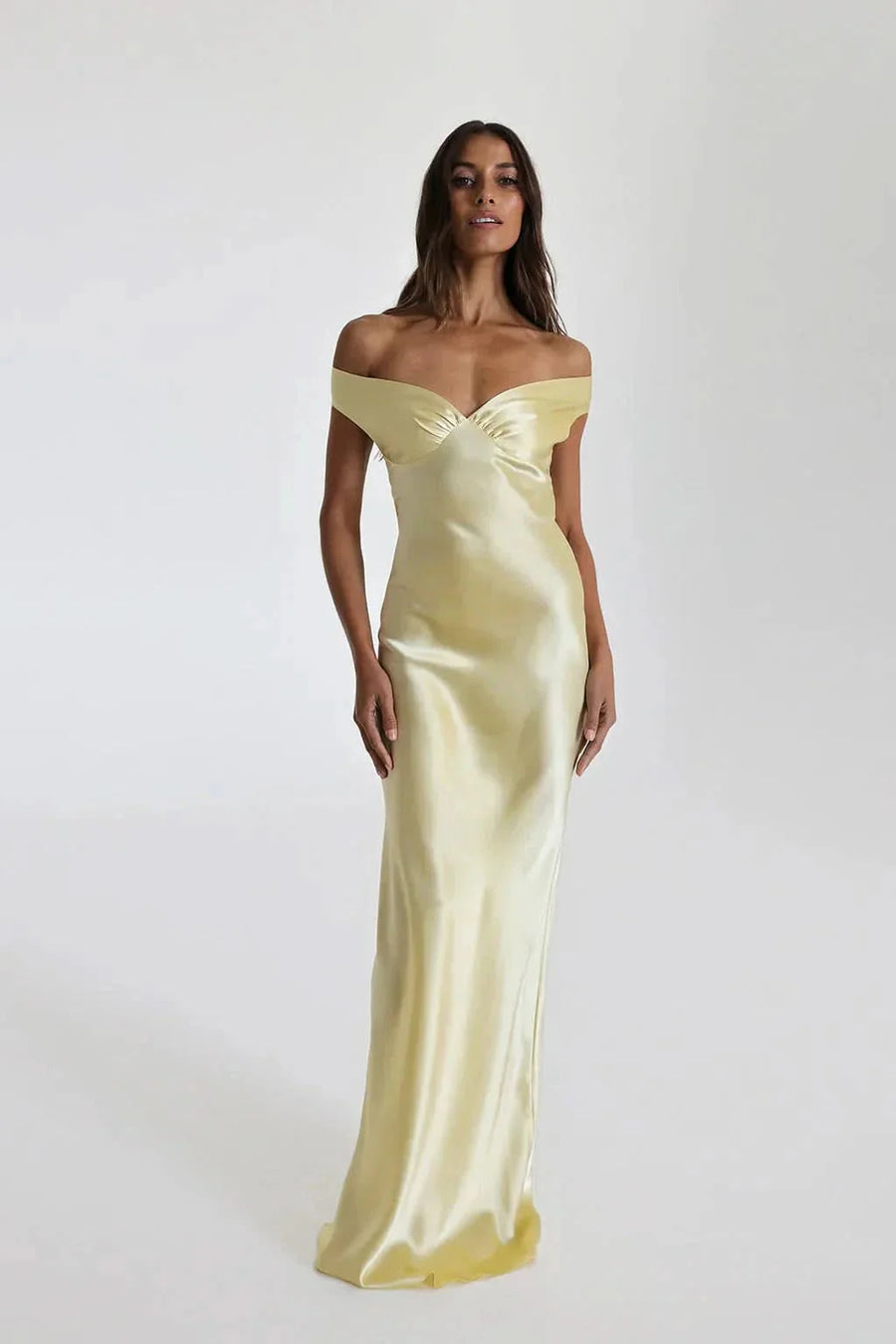 BRIDGET | GOWN MAXI DRESS Yellow