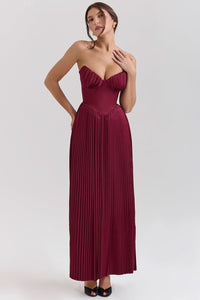 CELLA | MAXI DRESS Claret