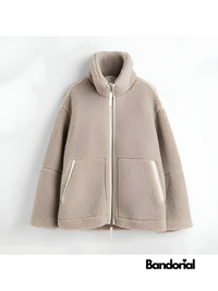 CHARLIE | TEDDY JACKET coffee