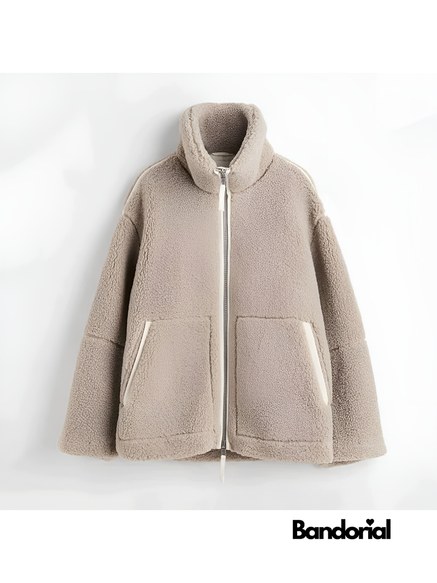CHARLIE | TEDDY JACKET coffee