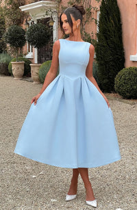 CLARA | MIDI DRESS Blue