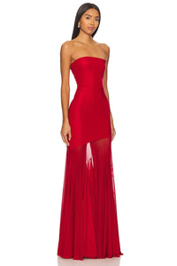 DAHLIA | GOWN MAXI DRESS Red