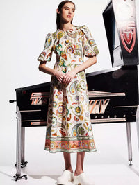 DIANA | ARCADE MIDI DRESS Default