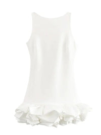 DIANA | ELEGANT MINI DRESS White