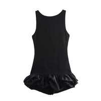 DIANA | ELEGANT MINI DRESS Black