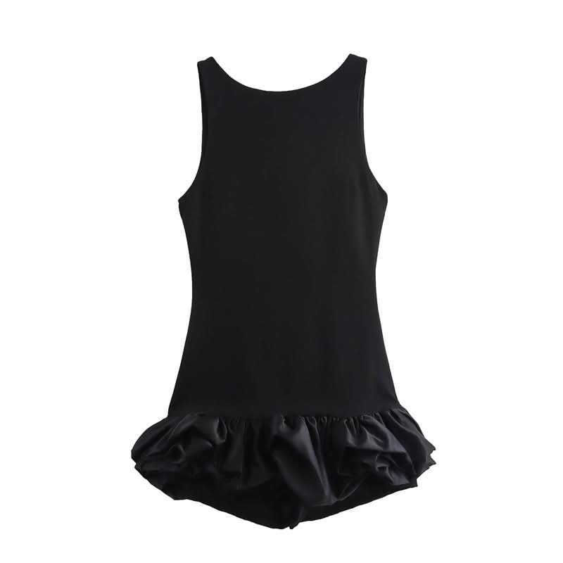 DIANA | ELEGANT MINI DRESS Black