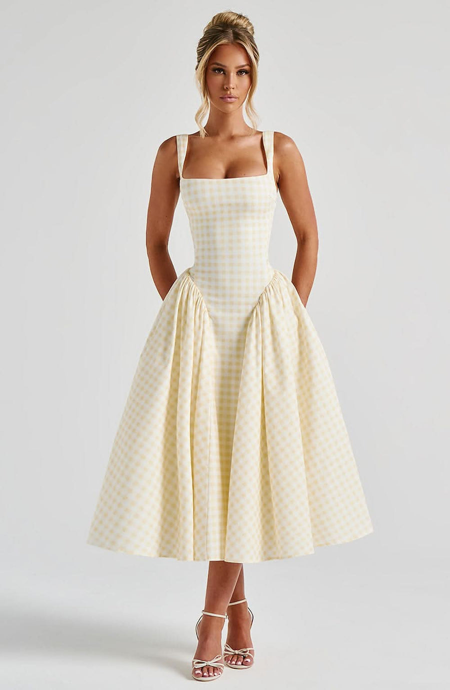 ELOWEN | MIDI DRESS Yellow