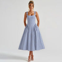 ELOWEN | MIDI DRESS Blue