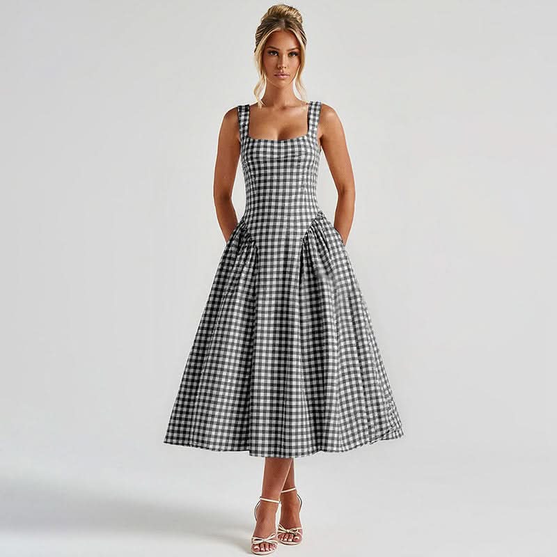 ELOWEN | MIDI DRESS Black