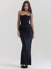 EMILIA | CORSET DRESS Black