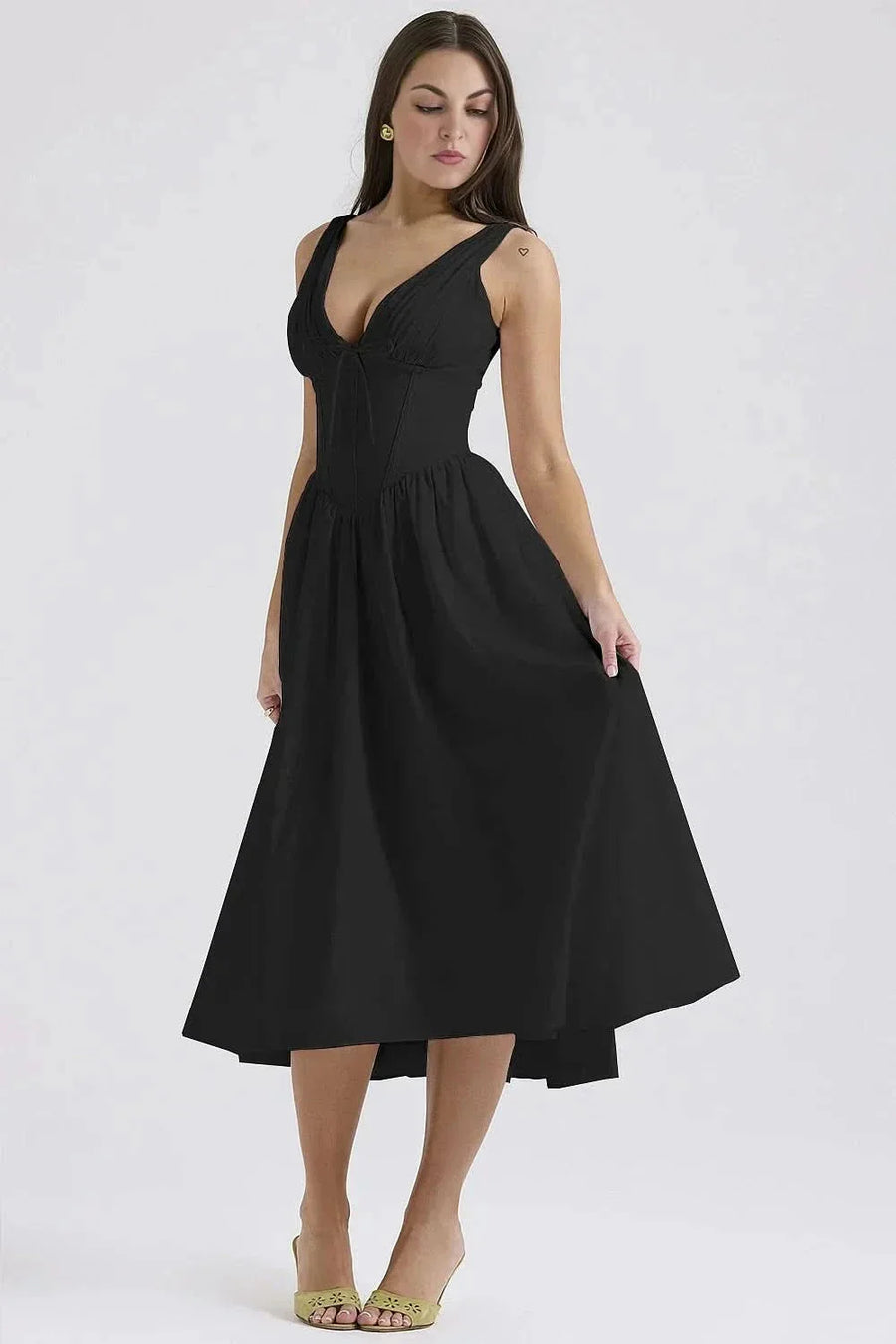 EMILY | CORSET SUNDRESS black
