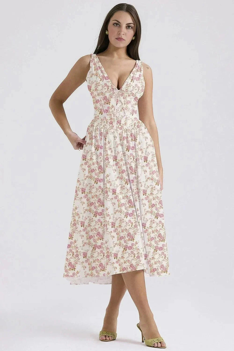 EMILY | CORSET SUNDRESS pink