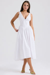 EMILY | CORSET SUNDRESS white