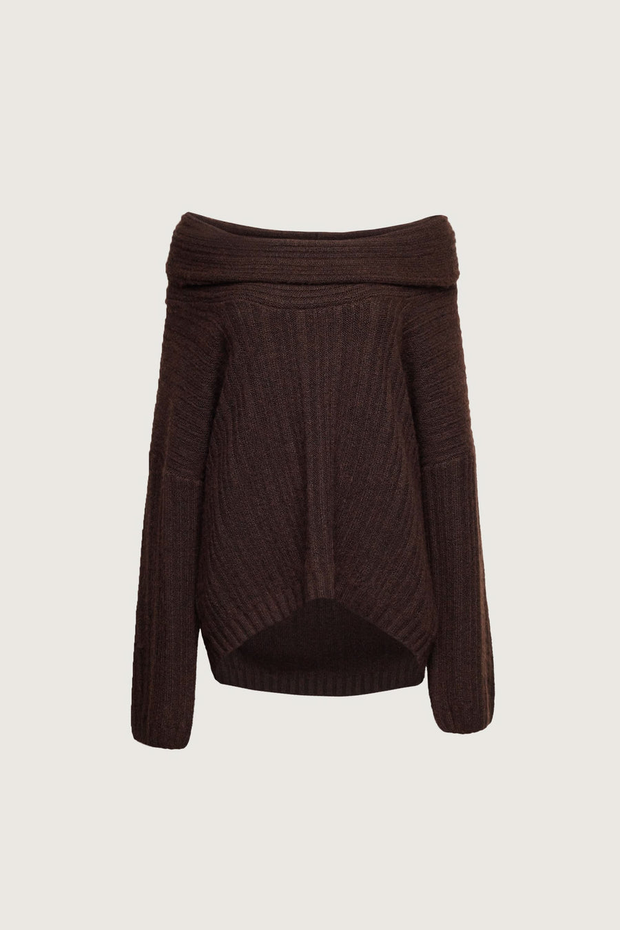 GIA | MUSE SWEATER Coffee Brown