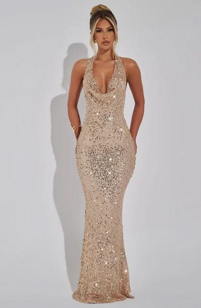 GRACY | MAXI DRESS Gold
