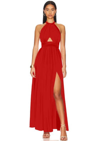 HAZEL | GOWN MAXI DRESS Red