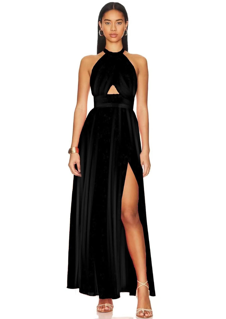 HAZEL | GOWN MAXI DRESS Black