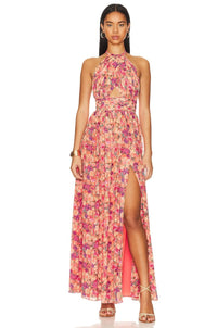 HAZEL | GOWN MAXI DRESS Pink