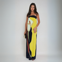 JAIME | FLORAL MAXI DRESS Yellow
