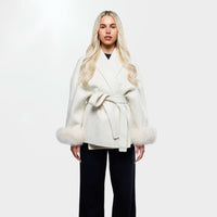 JAMY | LUXURY COAT White