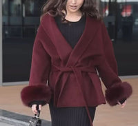 JAMY | LUXURY COAT Burgundy