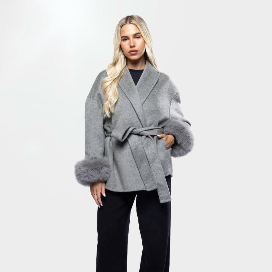 JAMY | LUXURY COAT Gray