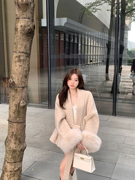 JAMY | LUXURY COAT Beige