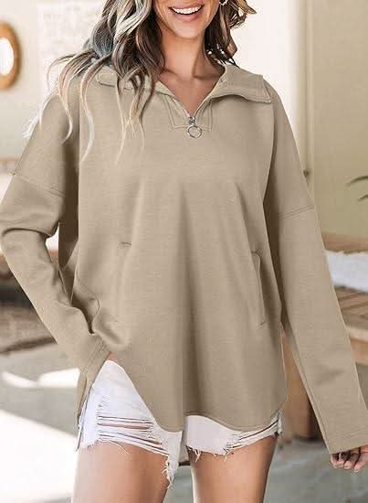JEANNY | ZIPPER HOODIE beige