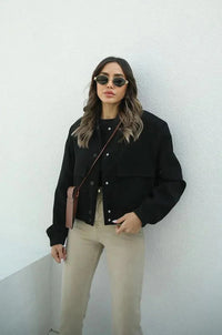 LENA | BOMBER JACKET black