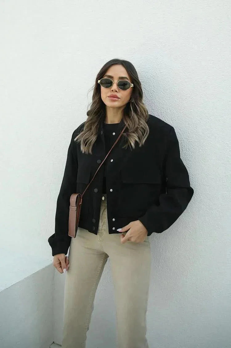 LENA | BOMBER JACKET black