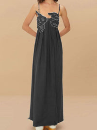 LENA | FISH MAXI DRESS Black
