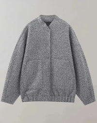 LENA | OVERSIZED BOMBERJACK gray