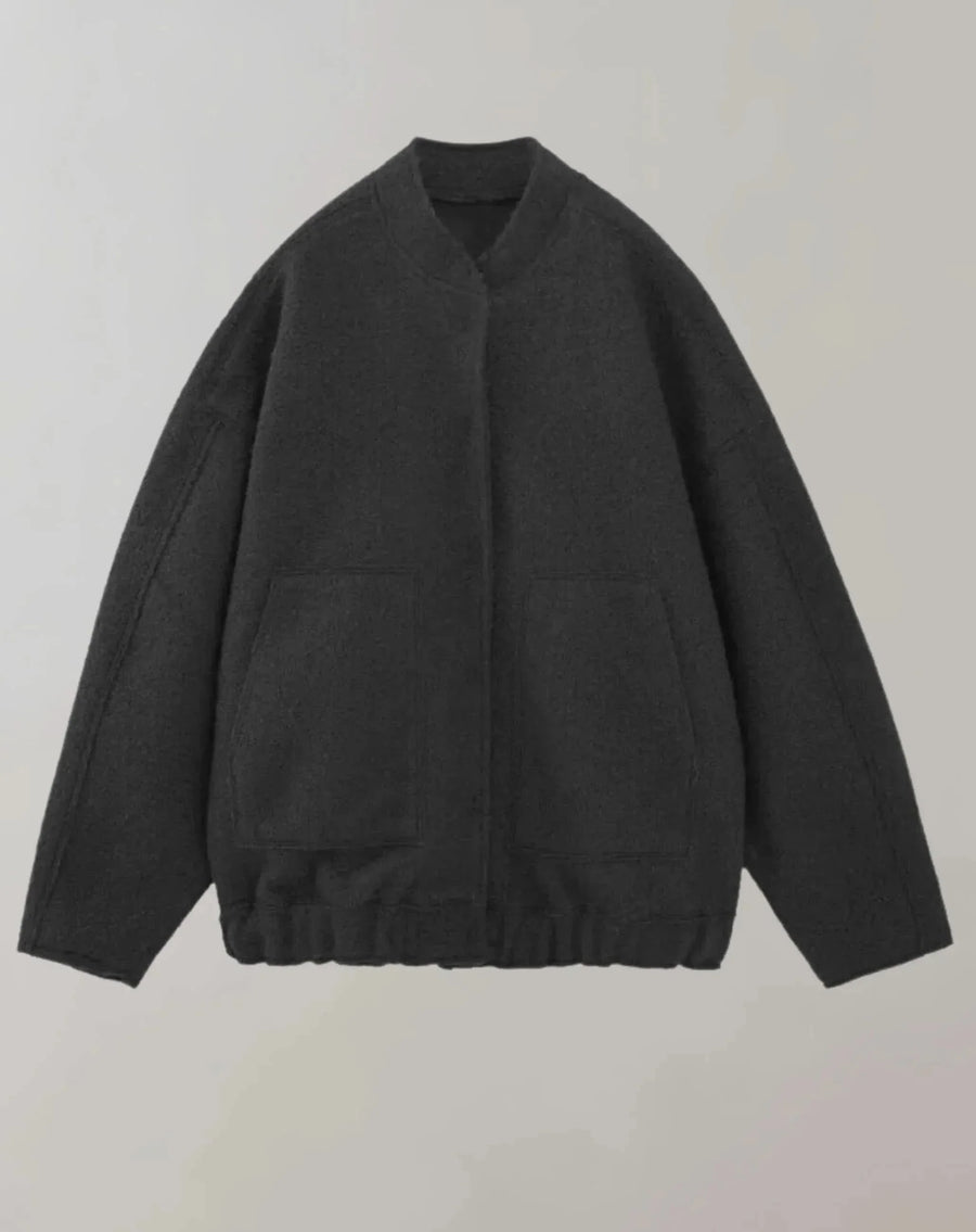 LENA | OVERSIZED BOMBERJACK black