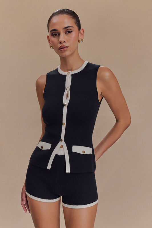 LIANNE | KNIT SET Black
