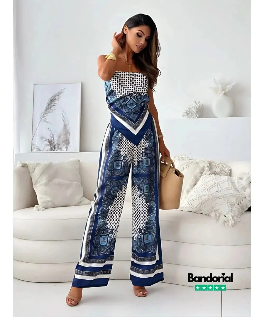 LINDA | DELUXE 2-PIECE SET Navy