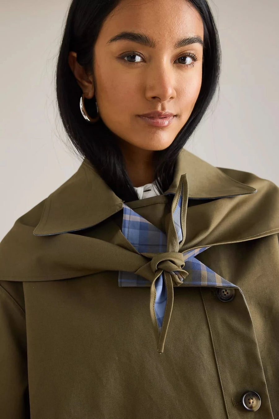 LIVIA | REVERSABLE TRENCH COAT Brown