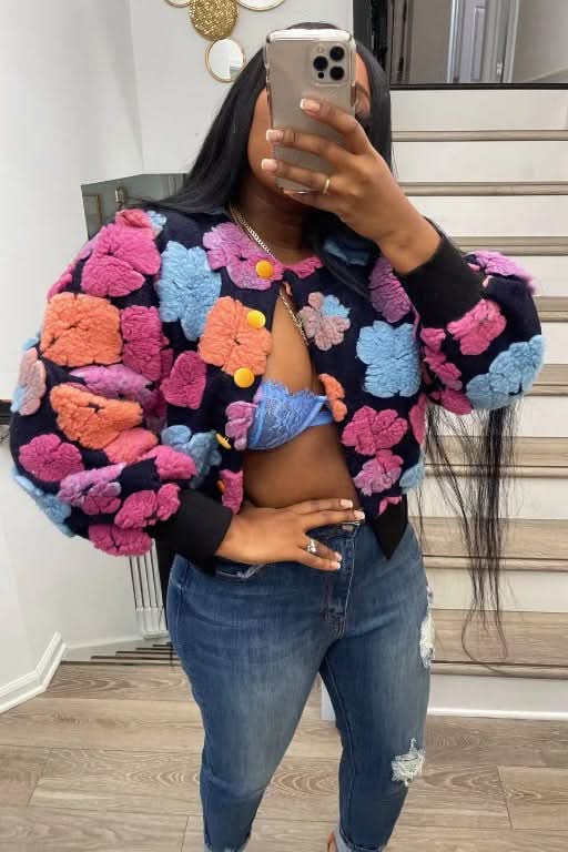 LUFFY | FLOWER JACKET Pink