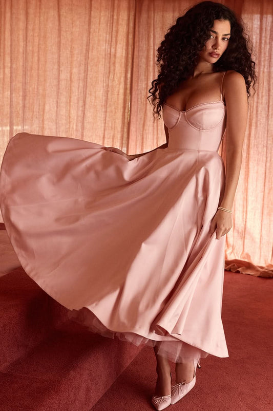 MADEMOISELLE | MIDI DRESS Pink