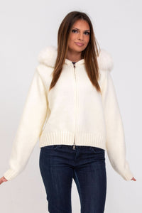 MELLY | FUR COAT white-1