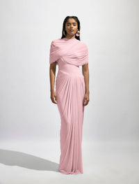 MILA | WRAP MAXI DRESS Pink