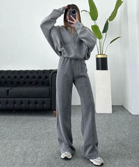 QUINCY | COMFY TRACKSUIT gray