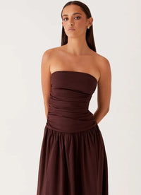 ROBERTA | MAXI DRESS Brown