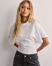 SANDRA | WIDE SLEEVE TEE White