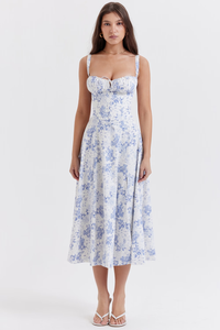 TATIANA | MIDI DRESS Blue
