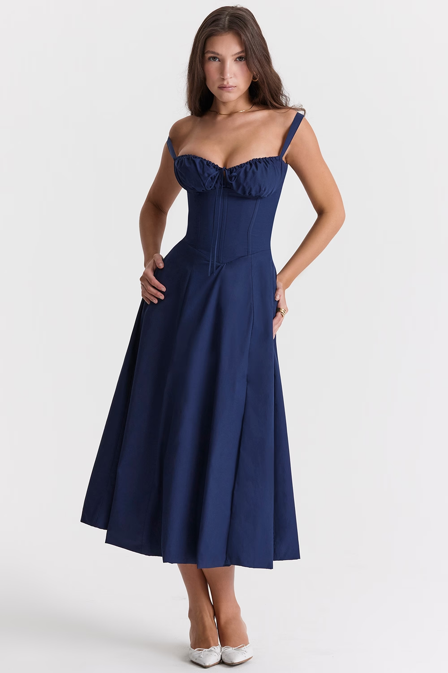 TATIANA | MIDI DRESS Dark Blue