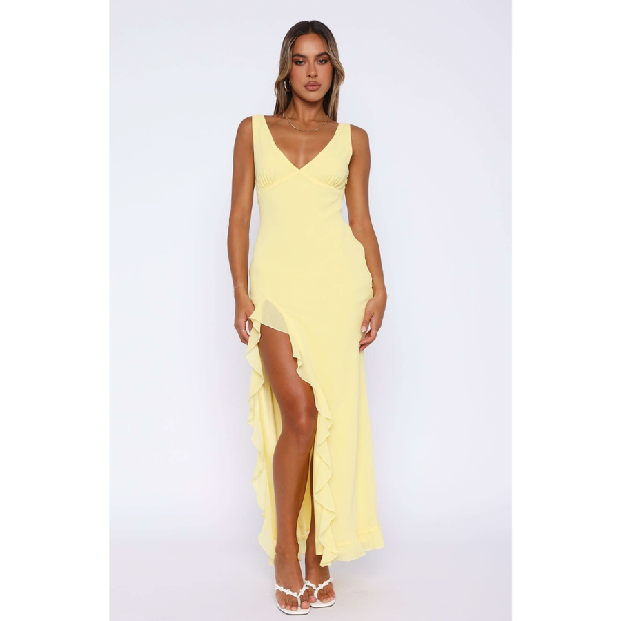 TAYLOR | MAXI DRESS Yellow
