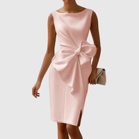 Romilly | Women's Bow Detail Sleeveless Midi Dress