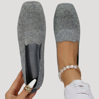 Romilly | Women's Square Toe Slip-On Flat Shoes