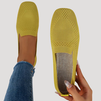 Romilly | Women's Square Toe Slip-On Flat Shoes
